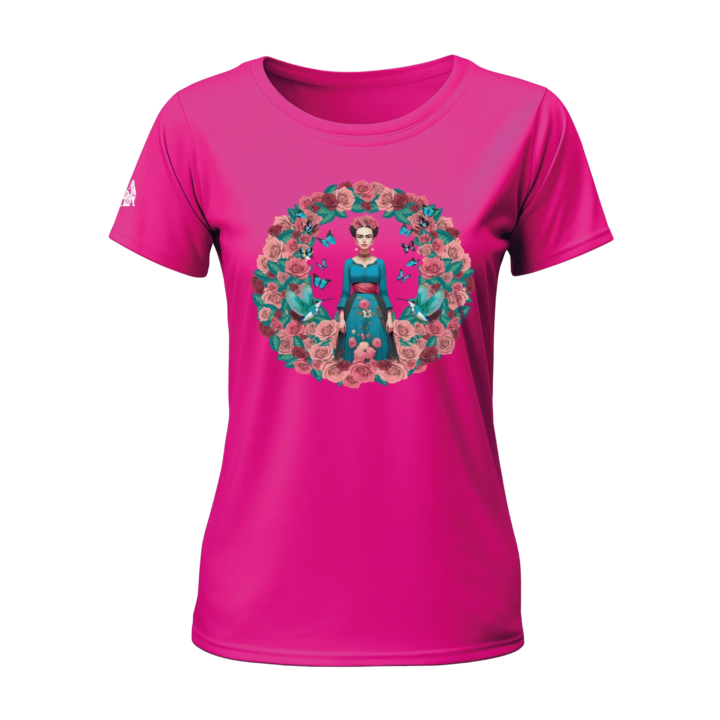 Frida Vibes Women T-shirt Pink with Augmented Reality! "Shipping in December 2024"