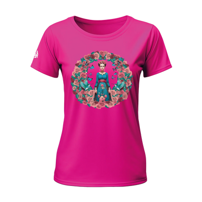 Frida Vibes Women T-shirt Pink with Augmented Reality! "Shipping in December 2024"