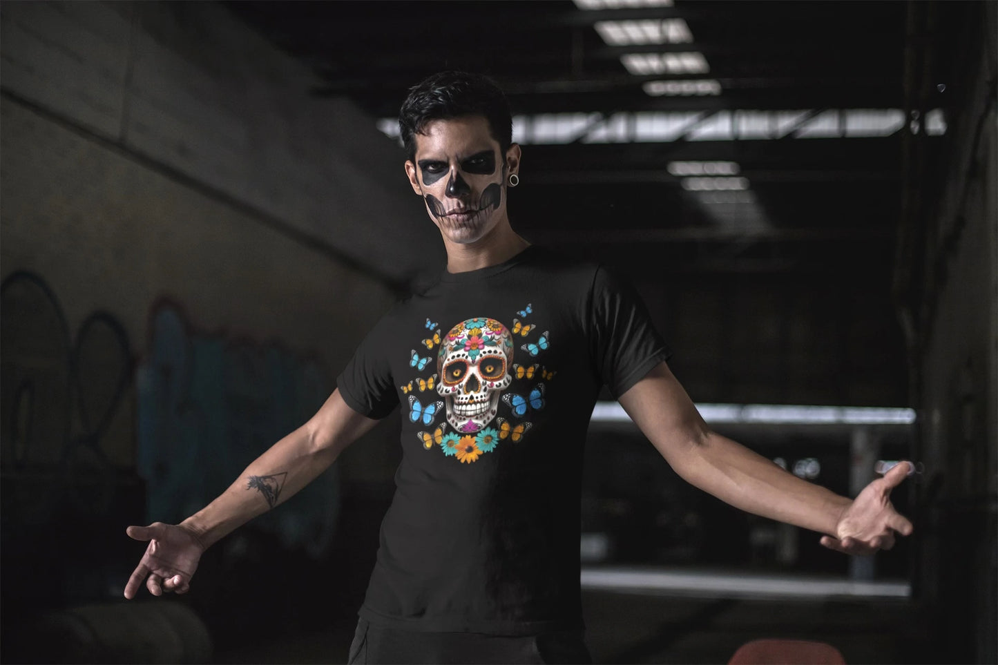 Calaverita / Sugar Skull Men T-shirt "Shipping in December 2024"