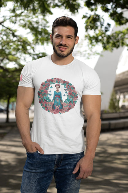 Frida Vibes Men T-shirt White with Augmented Reality! "Shipping in December 2024"