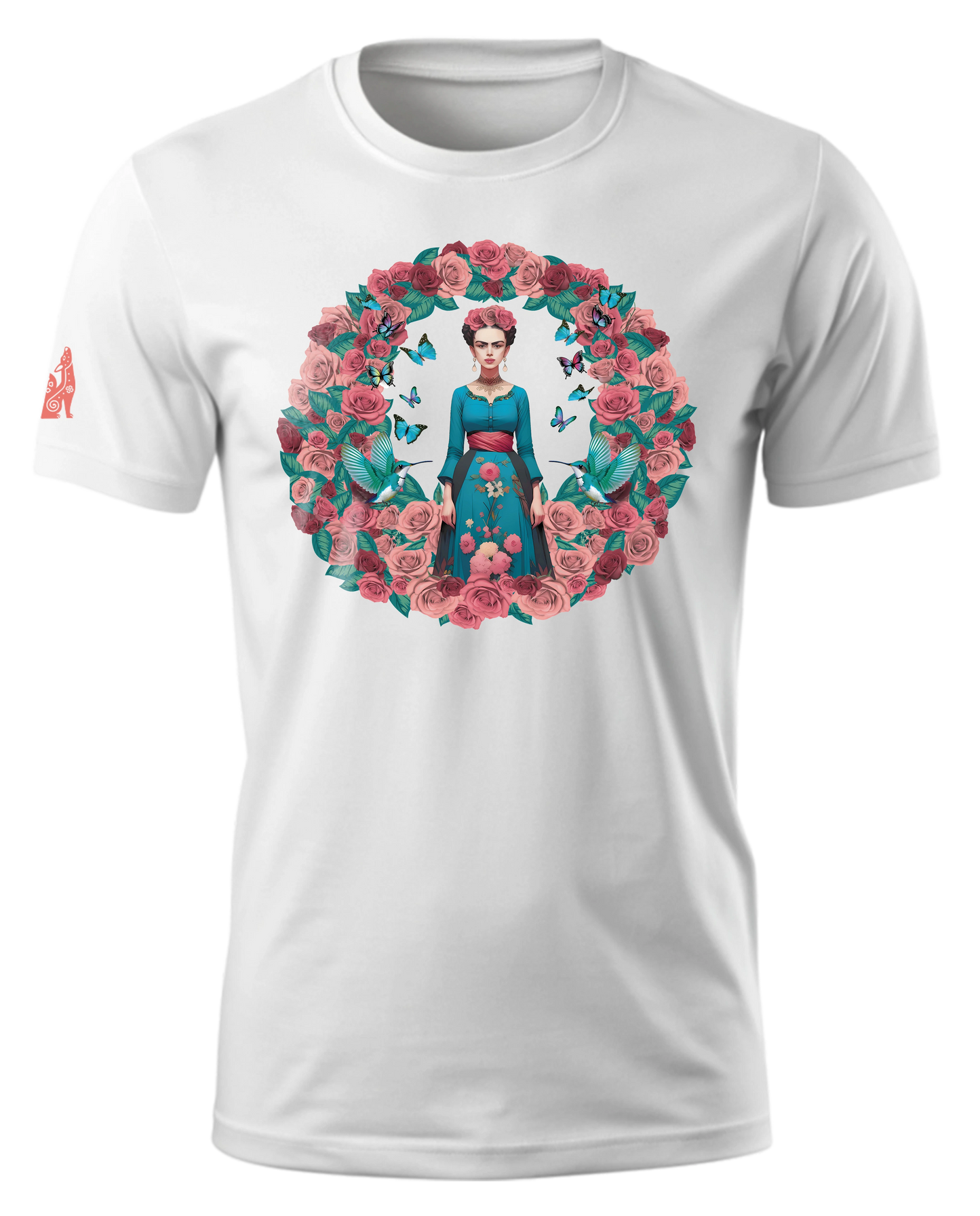 Frida Vibes Men T-shirt White with Augmented Reality! "Shipping in December 2024"